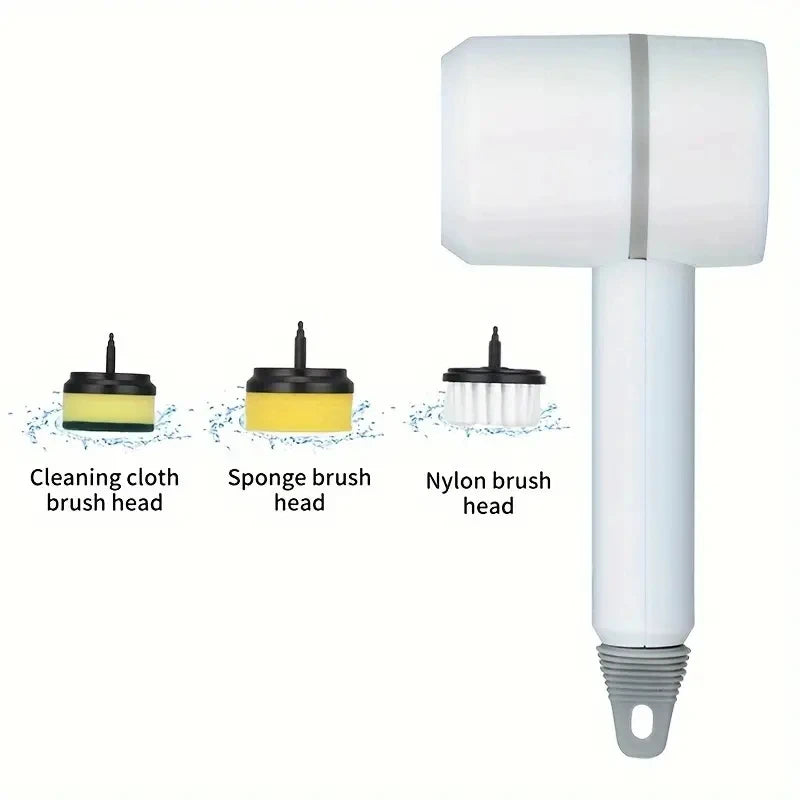 3-In-1 Electric Spin Scrubber, Electric Cleaning Brush Handheld Kitchen Cleaner Cordless Spin Scrubber, Power Scrubber
