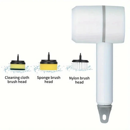 3-In-1 Electric Spin Scrubber, Electric Cleaning Brush Handheld Kitchen Cleaner Cordless Spin Scrubber, Power Scrubber
